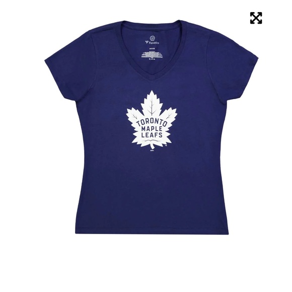 Tops - Women's Toronto Maple Leafs Primary Logo V-Neck New with tag